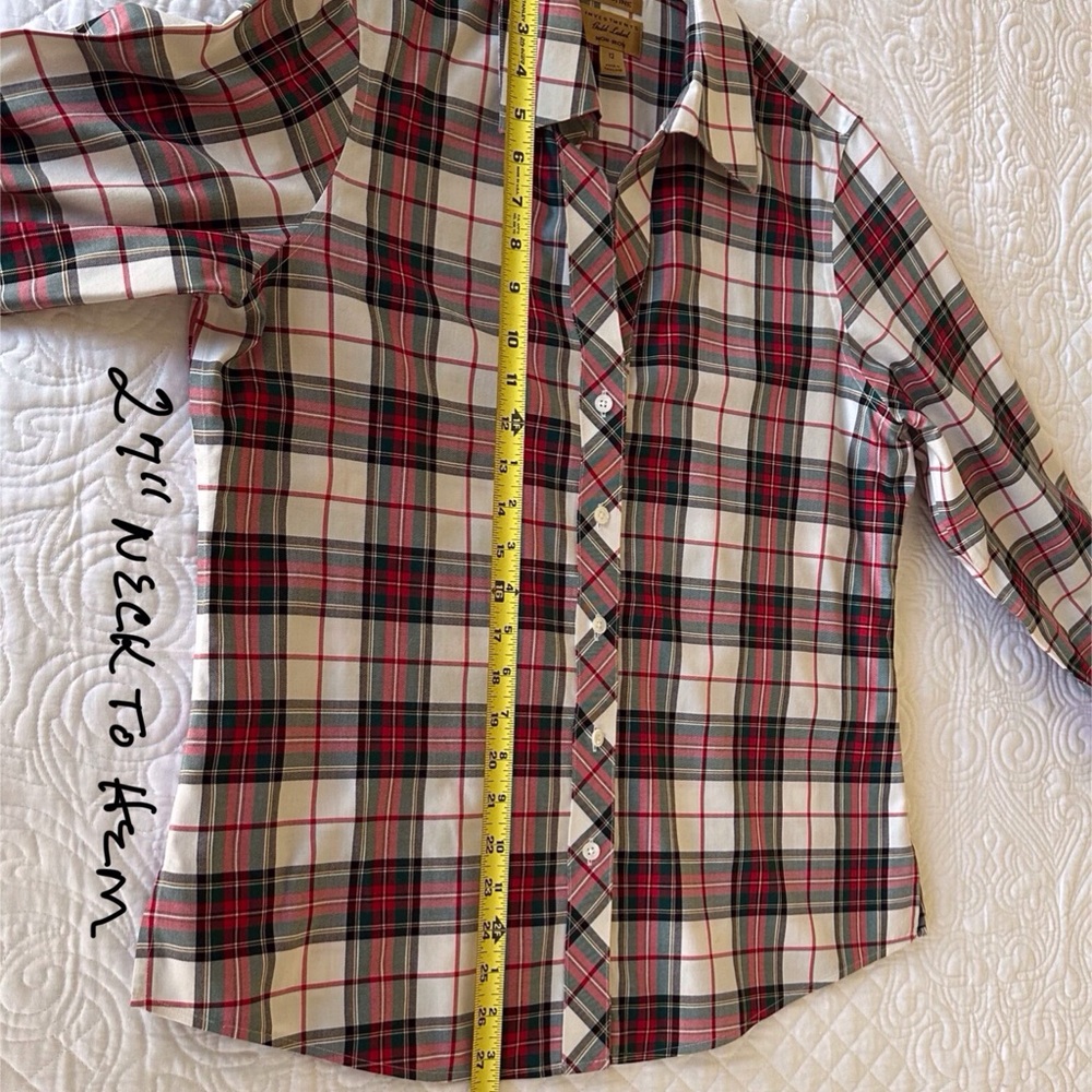 Investments Gold Label, Christine, , non-iron, long sleeve blouse/shirt, sz 12 - Picture 4 of 6